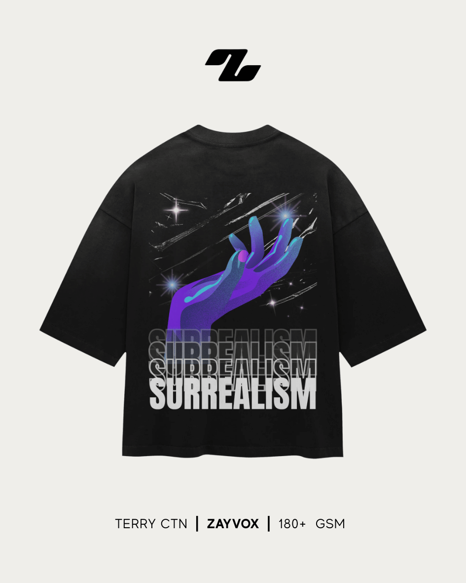 Zayvox Surrealism Oversized T-Shirt | Streetwear Pakistan