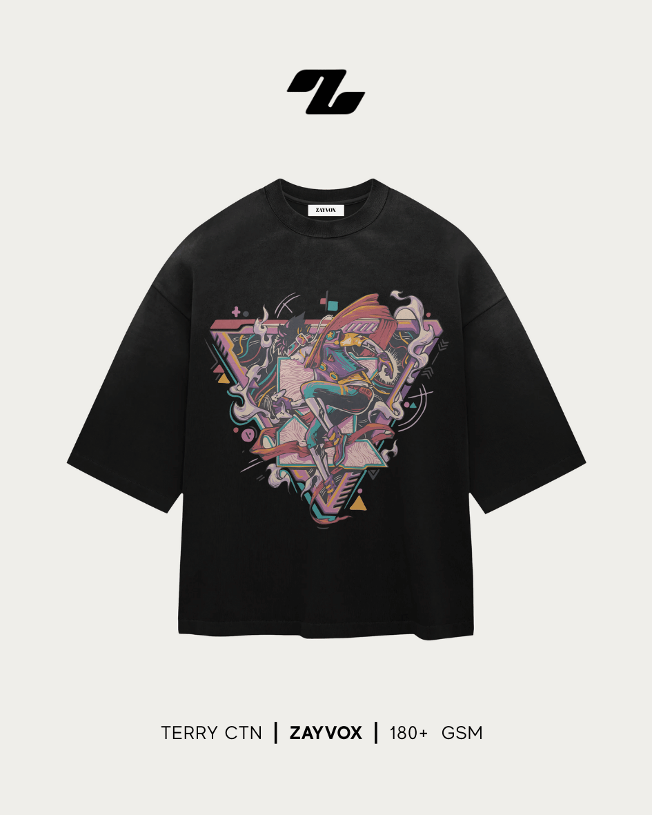 Zayvox Cyberpunk Oversized T-Shirt | Streetwear Pakistan