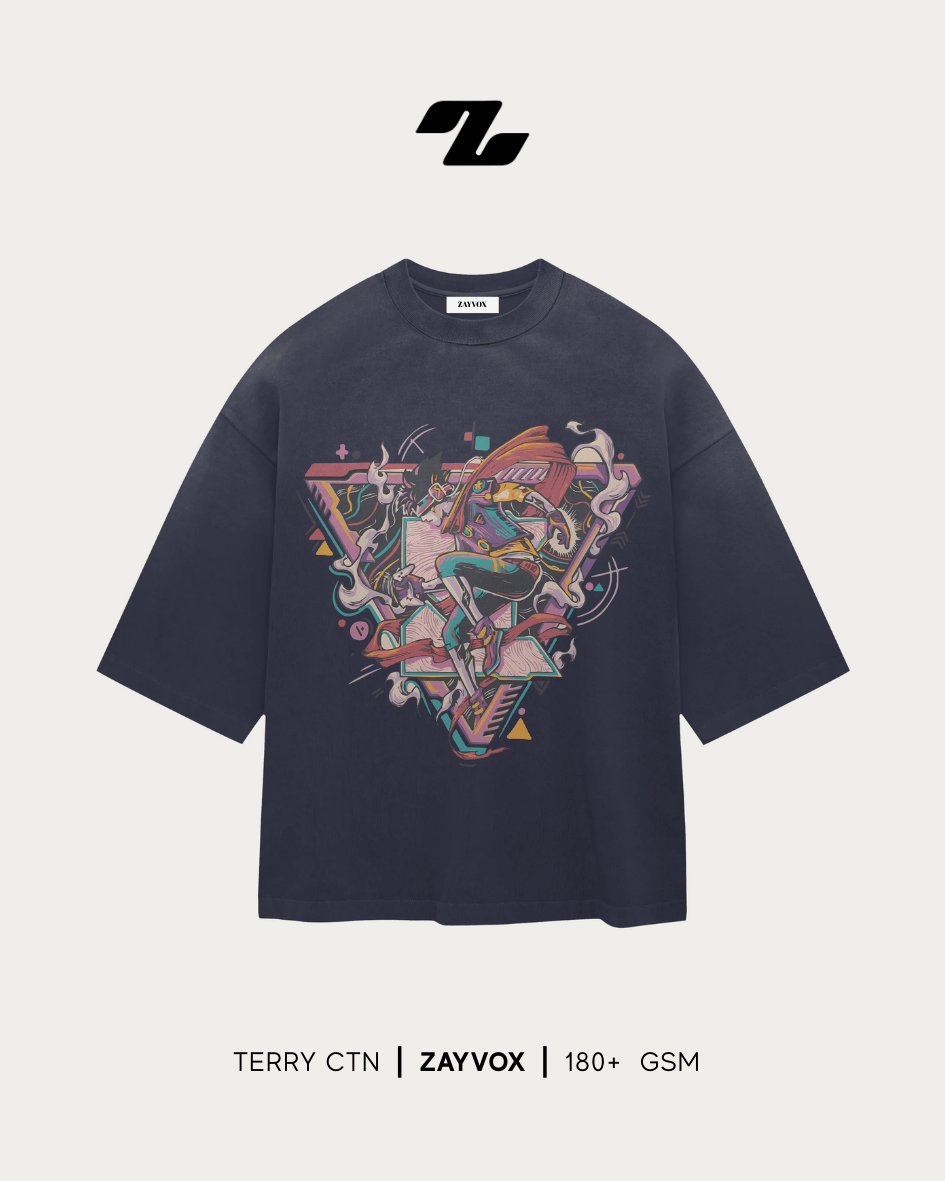 Zayvox Cyberpunk Oversized T-Shirt | Streetwear Pakistan