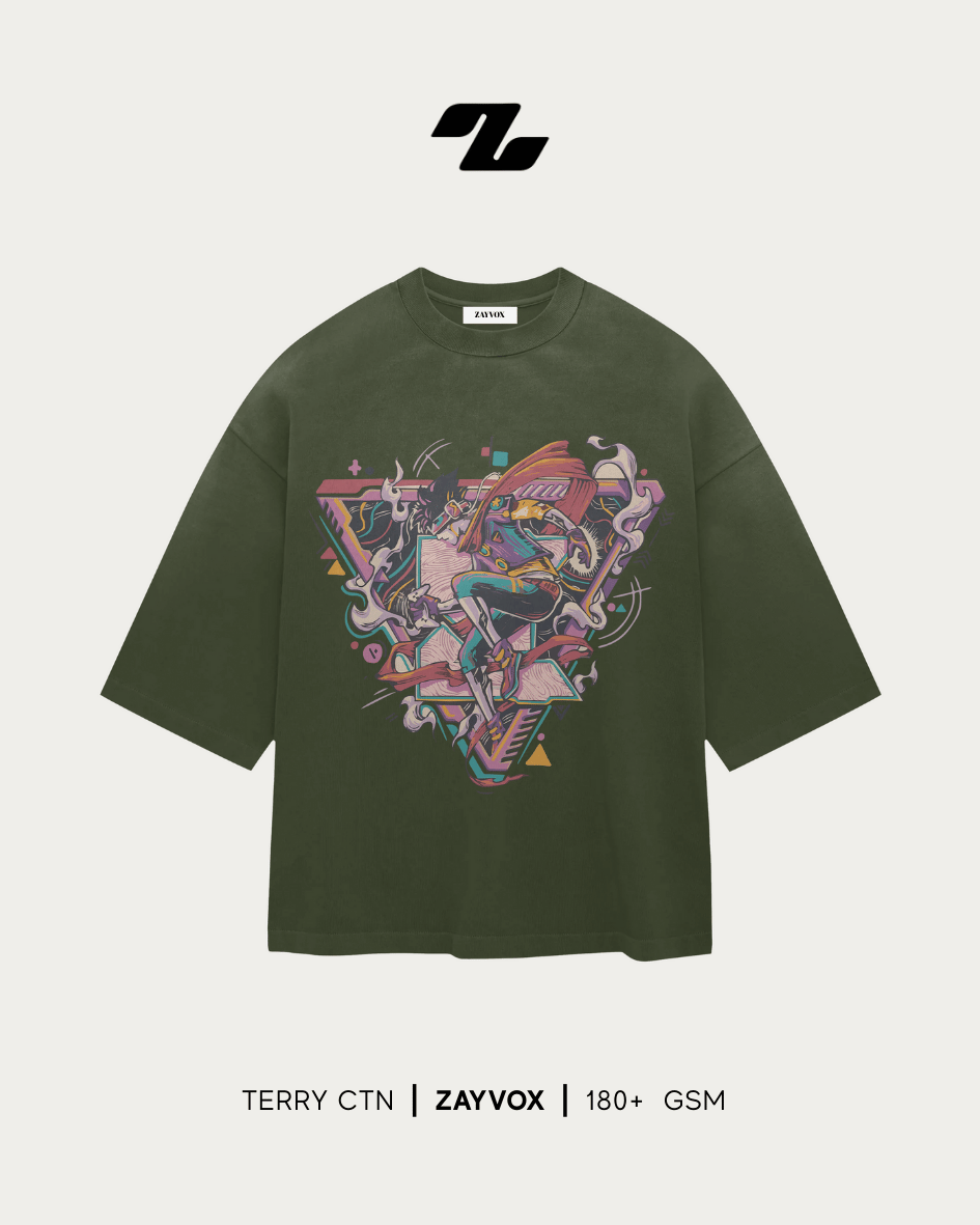 Zayvox Cyberpunk Oversized T-Shirt | Streetwear Pakistan