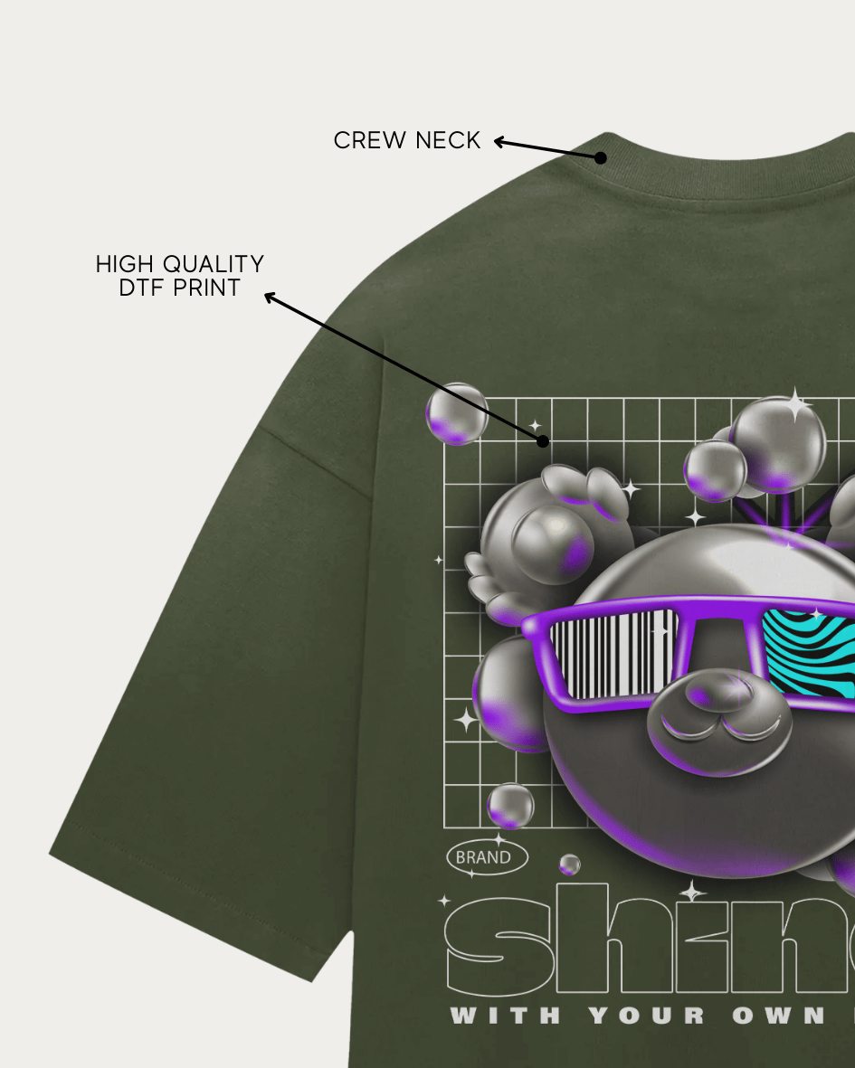 Shine With Your Own Light Graphic Tee – Zayvox Pakistan