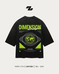 Dimension Graphic Tee – Black & Navy | Zayvox Streetwear PK