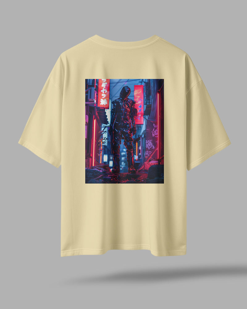 ZAYVOX Cyber Samurai Oversized T-Shirt – Streetwear Edition