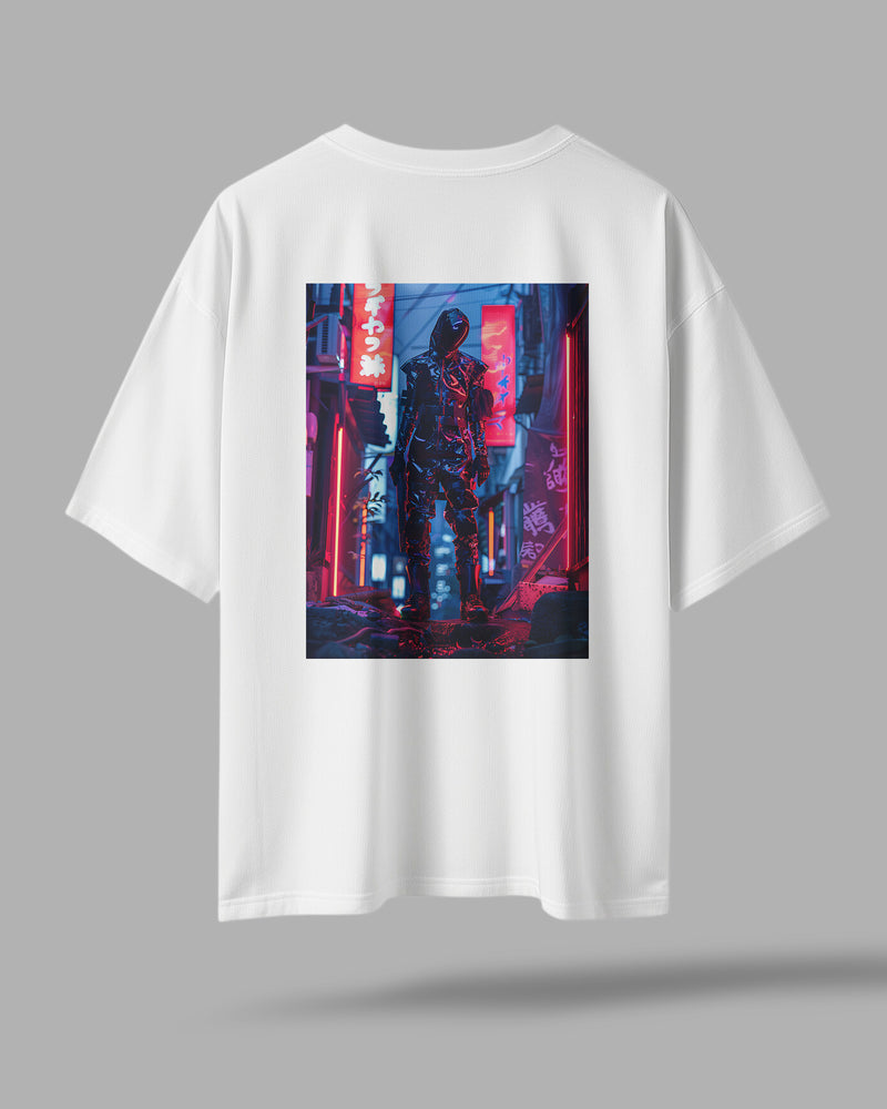 ZAYVOX Cyber Samurai Oversized T-Shirt – Streetwear Edition