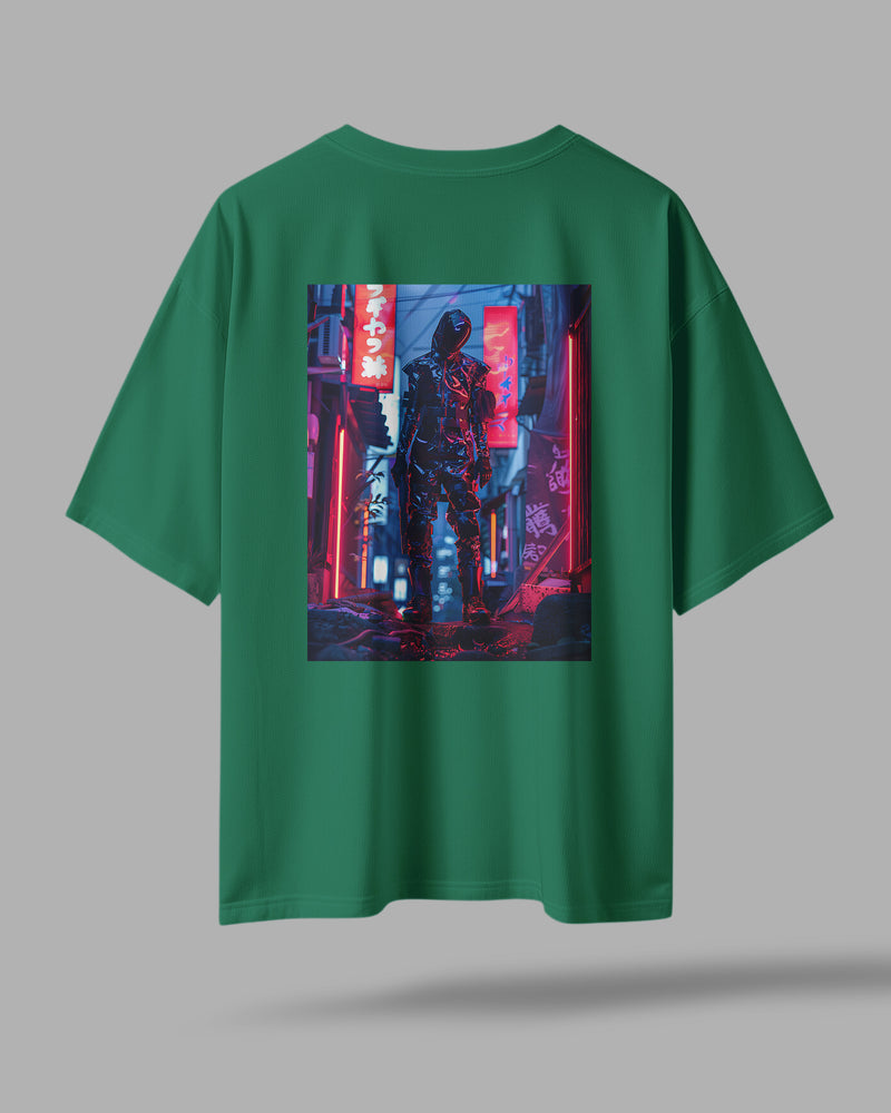 ZAYVOX Cyber Samurai Oversized T-Shirt – Streetwear Edition