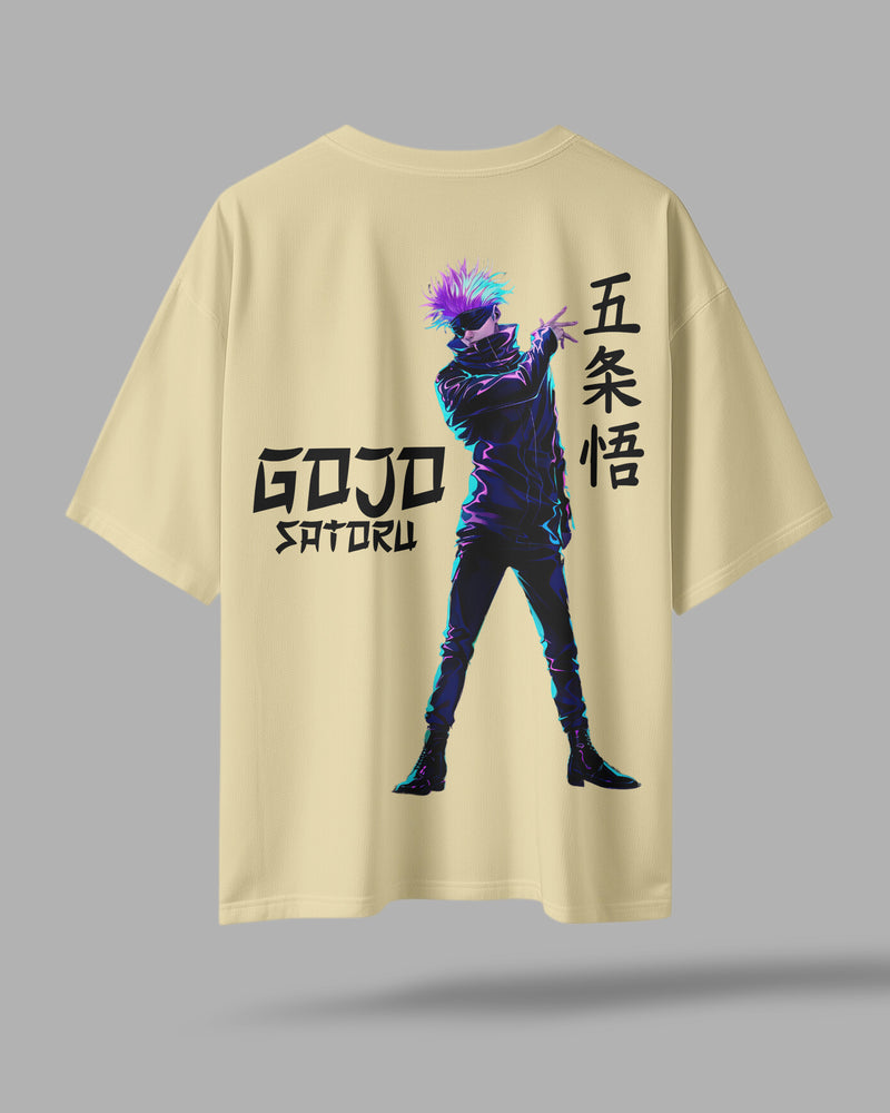 Gojo Satoru Oversized T-Shirt – Anime-Inspired Streetwear | ZAYVOX