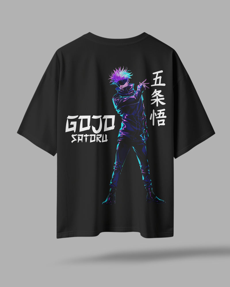 Gojo Satoru Oversized T-Shirt – Anime-Inspired Streetwear | ZAYVOX