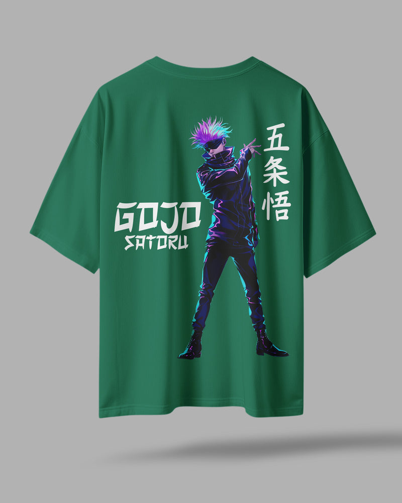 Gojo Satoru Oversized T-Shirt – Anime-Inspired Streetwear | ZAYVOX