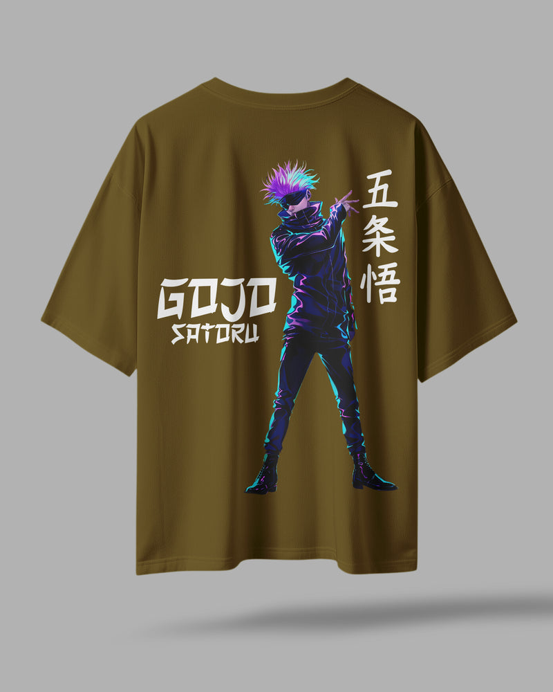 Gojo Satoru Oversized T-Shirt – Anime-Inspired Streetwear | ZAYVOX