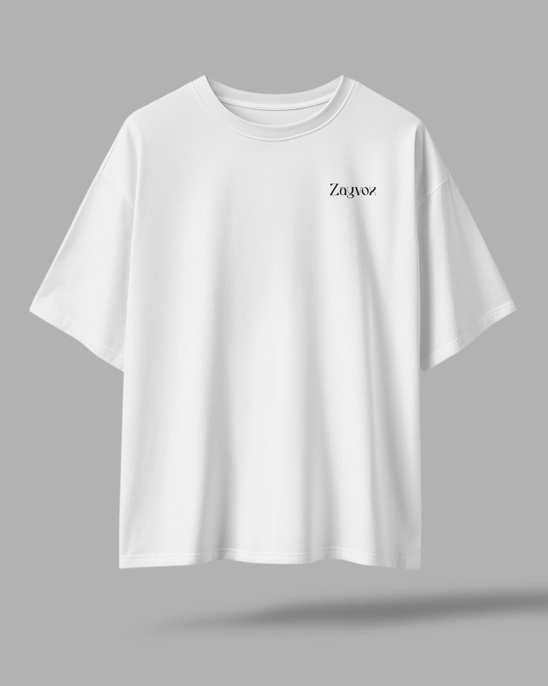 ZAYVOX Oversized T-Shirt – Trendy Graphic Back Print | Premium Streetwear