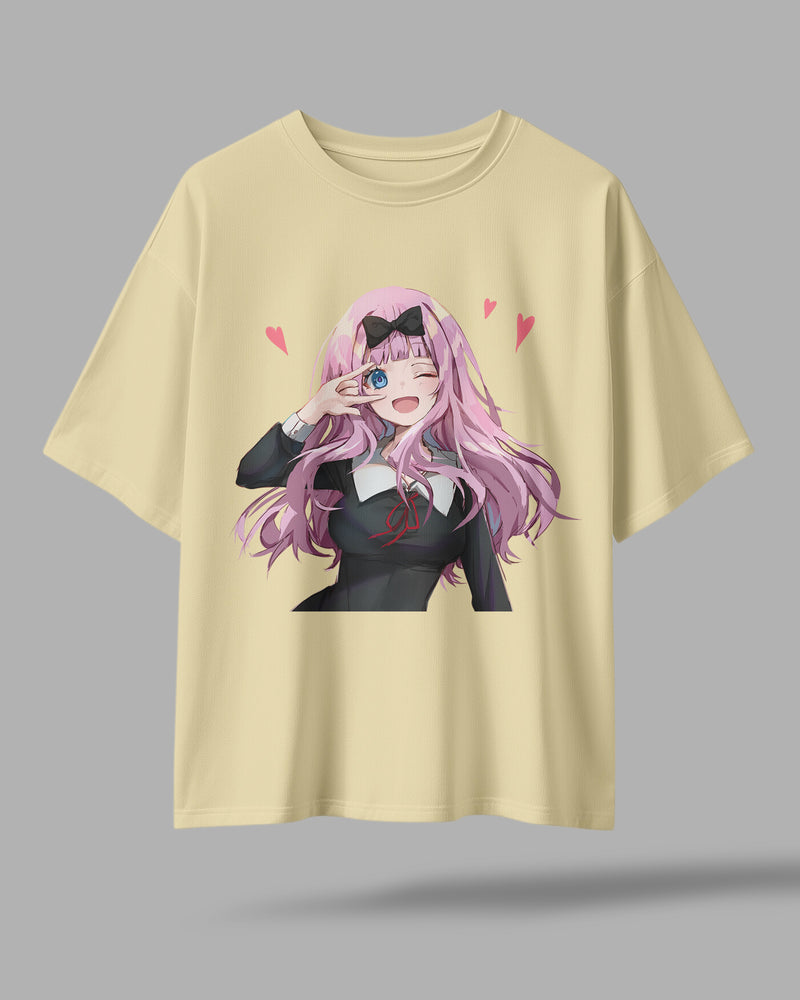 Chika Fujiwara Anime Oversized T-Shirt – ZAYVOX | Streetwear