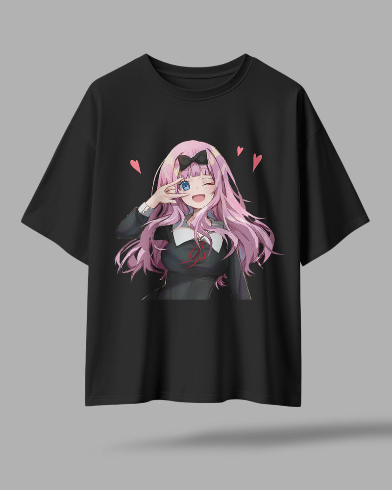 Chika Fujiwara Anime Oversized T-Shirt – ZAYVOX | Streetwear