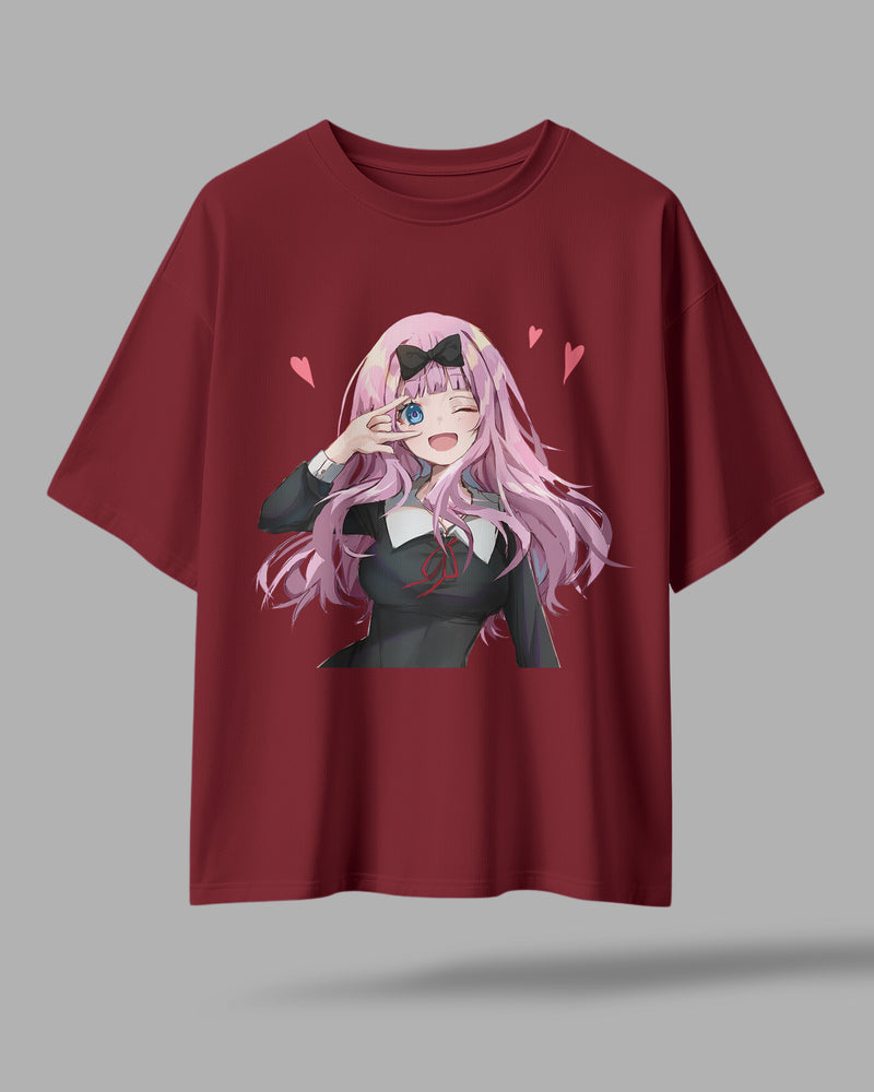 Chika Fujiwara Anime Oversized T-Shirt – ZAYVOX | Streetwear