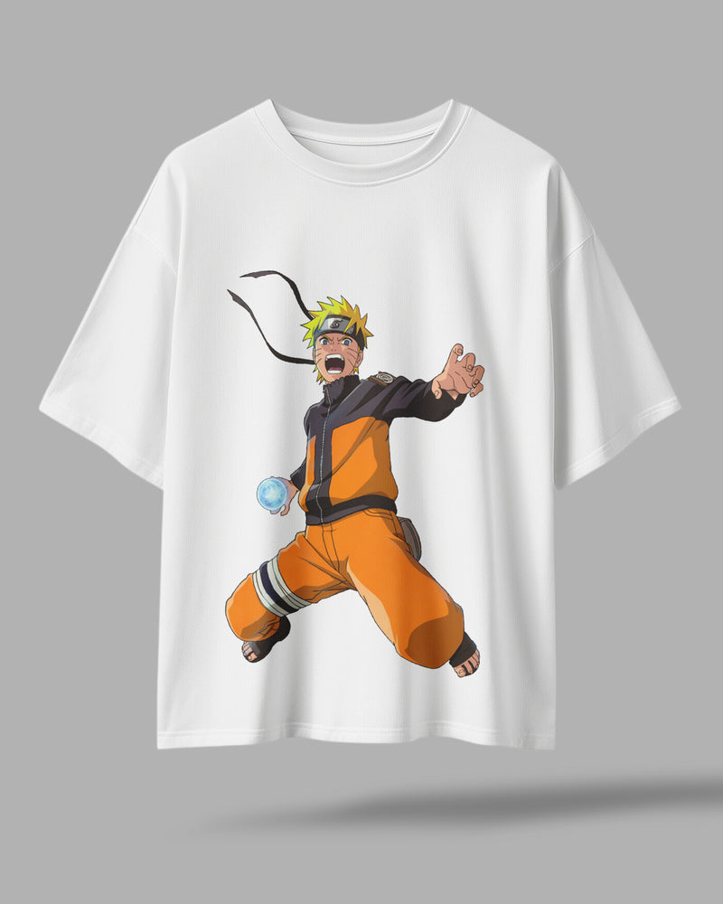 Naruto Uzumaki Oversized T-Shirt – Streetwear Edition | Unisex