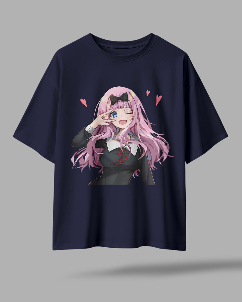 Chika Fujiwara Anime Oversized T-Shirt – ZAYVOX | Streetwear