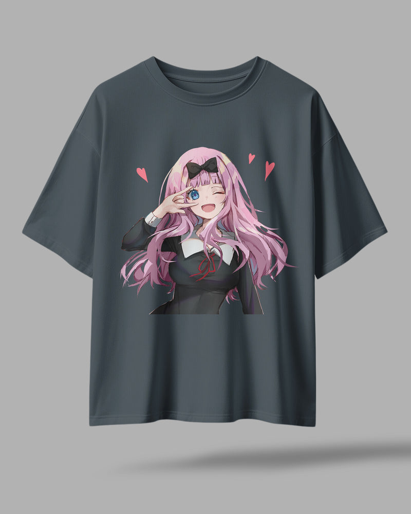 Chika Fujiwara Anime Oversized T-Shirt – ZAYVOX | Streetwear