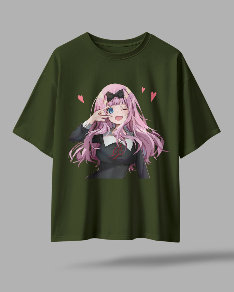 Chika Fujiwara Anime Oversized T-Shirt – ZAYVOX | Streetwear